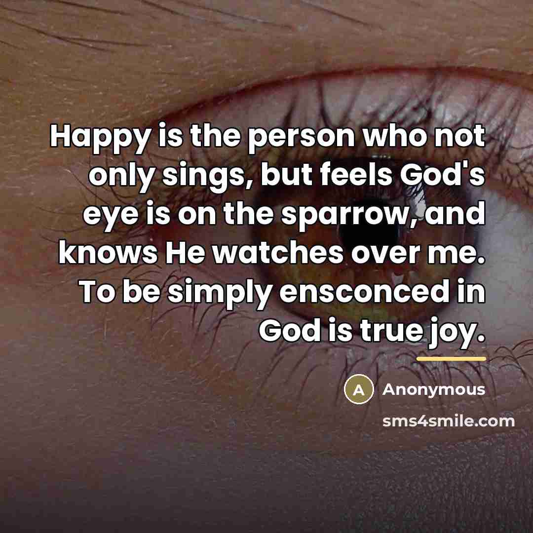 “Happy is the person who not only sings, but feels…” quote by Anonymous