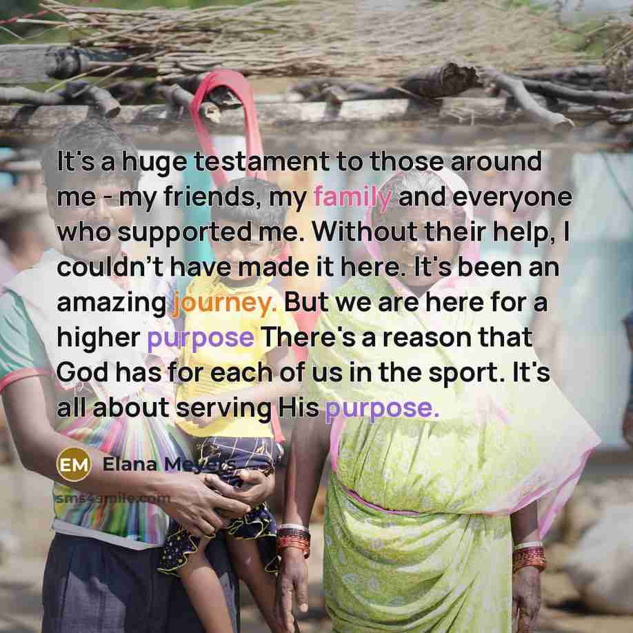 “It's a huge testament to those around me - my…” quote by Elana Meyers