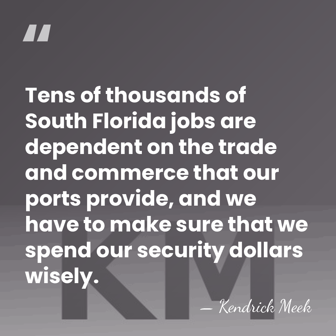 Tens of thousands of South Florida jobs are dependent on the trade&hellip; - Kendrick Meek