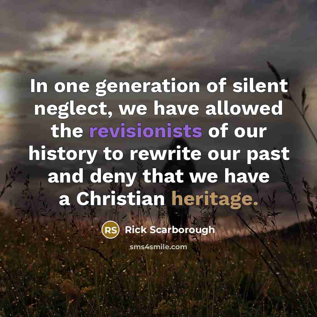 “In one generation of silent neglect, we have allowed the…” quote by Rick Scarborough