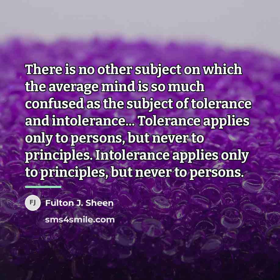 “There is no other subject on which the average mind…” quote by Fulton J. Sheen