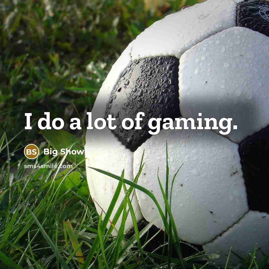 “I do a lot of gaming.…” quote by Big Show