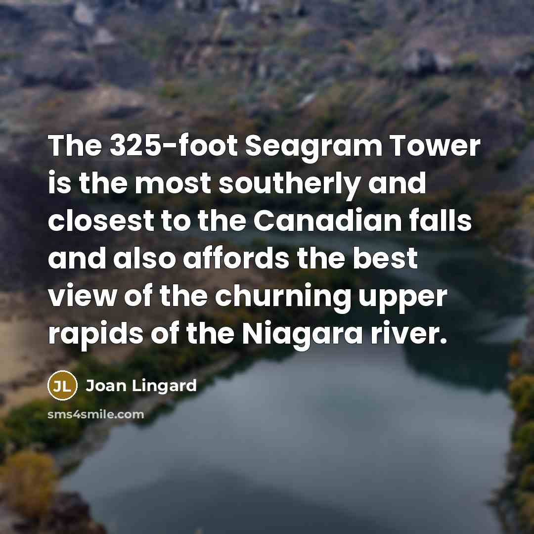 “The 325-foot Seagram Tower is the most southerly and closest…” quote by Joan Lingard