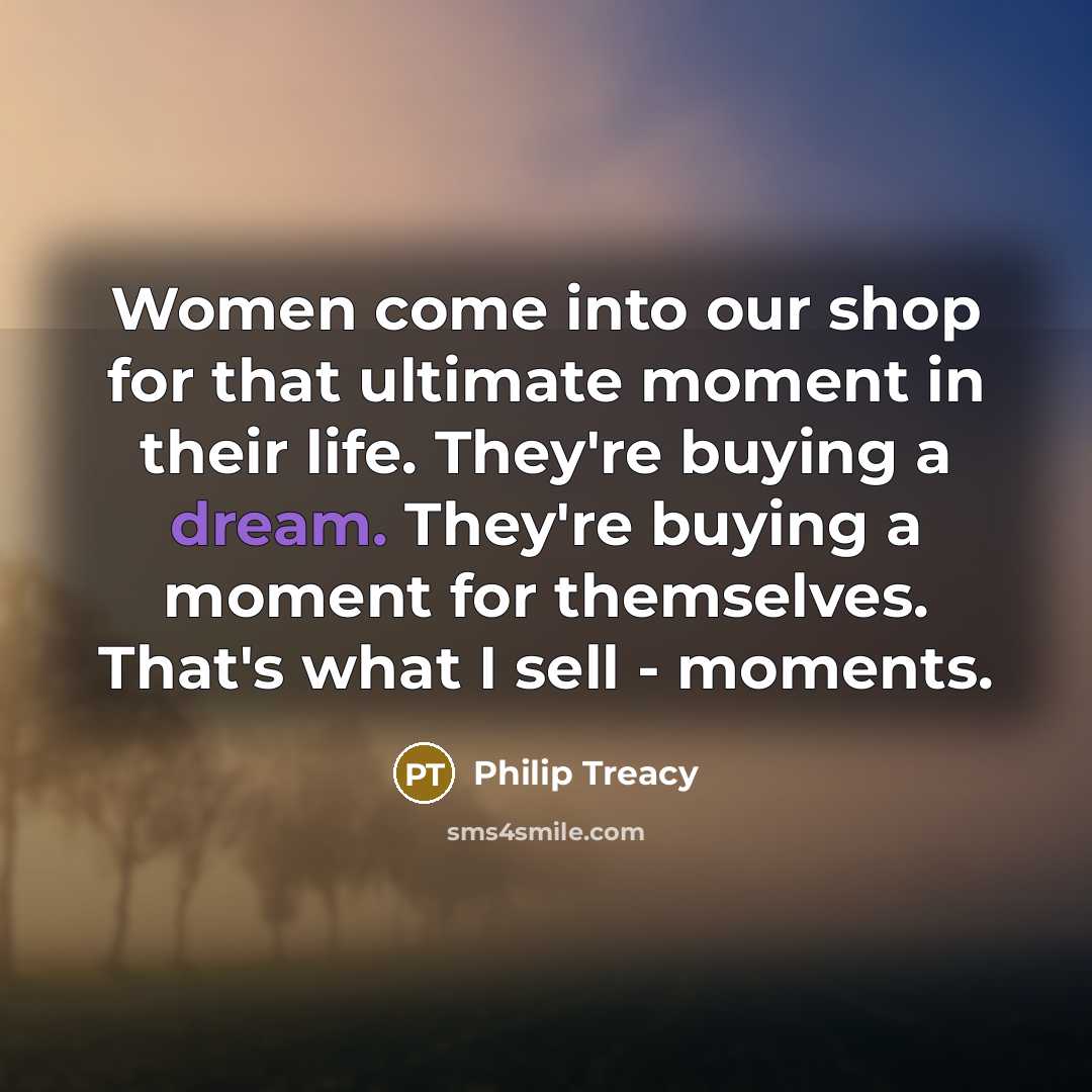 “Women come into our shop for that ultimate moment in…” quote by Philip Treacy