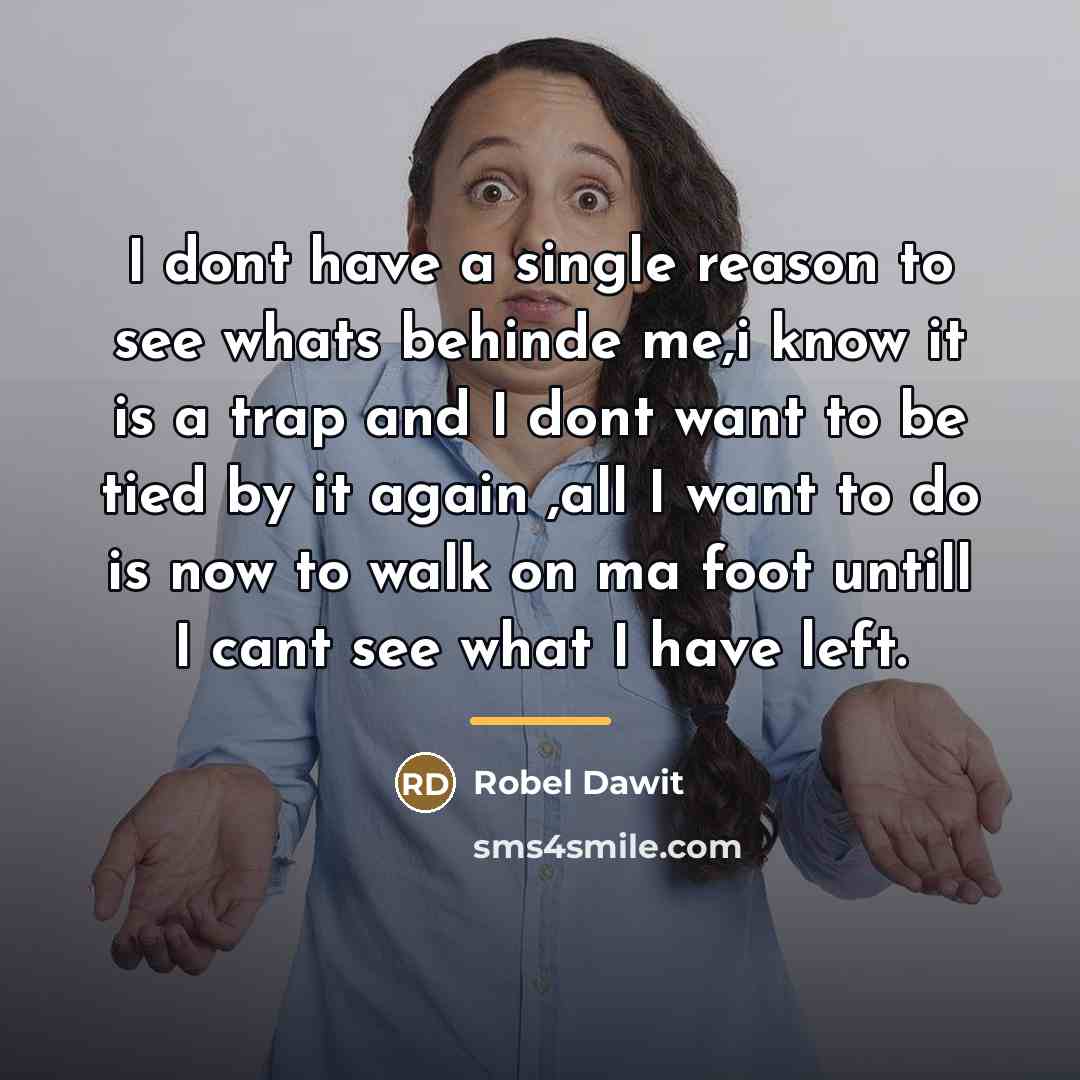 “I dont have a single reason to see whats behinde…” quote by Robel Dawit