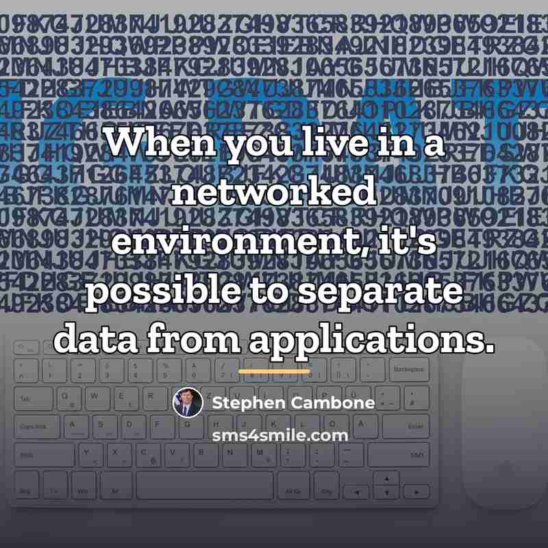 “When you live in a networked environment, it's possible to…” quote by Stephen Cambone