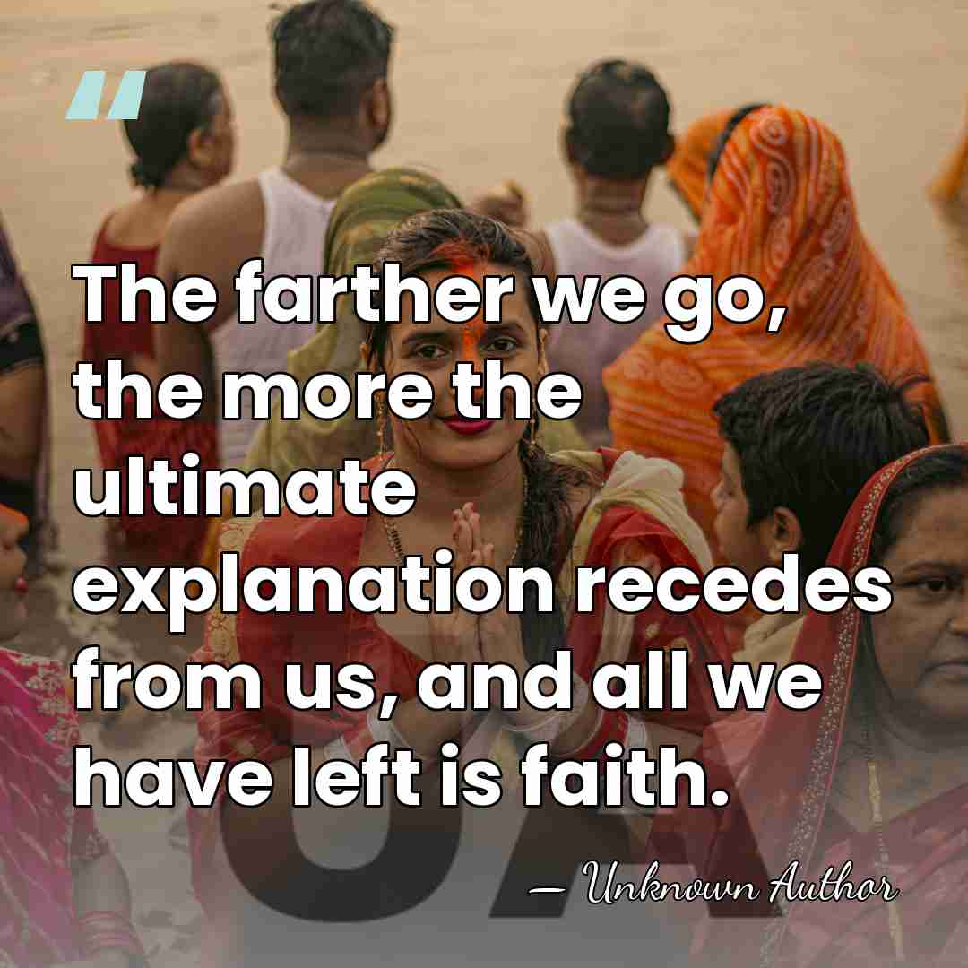 The farther we go, the more the ultimate explanation recedes from us,&hellip; - Vaclav Hlavaty
