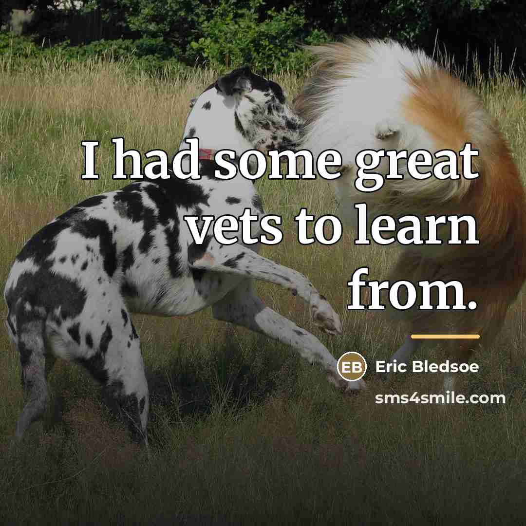 “I had some great vets to learn from.…” quote by Eric Bledsoe