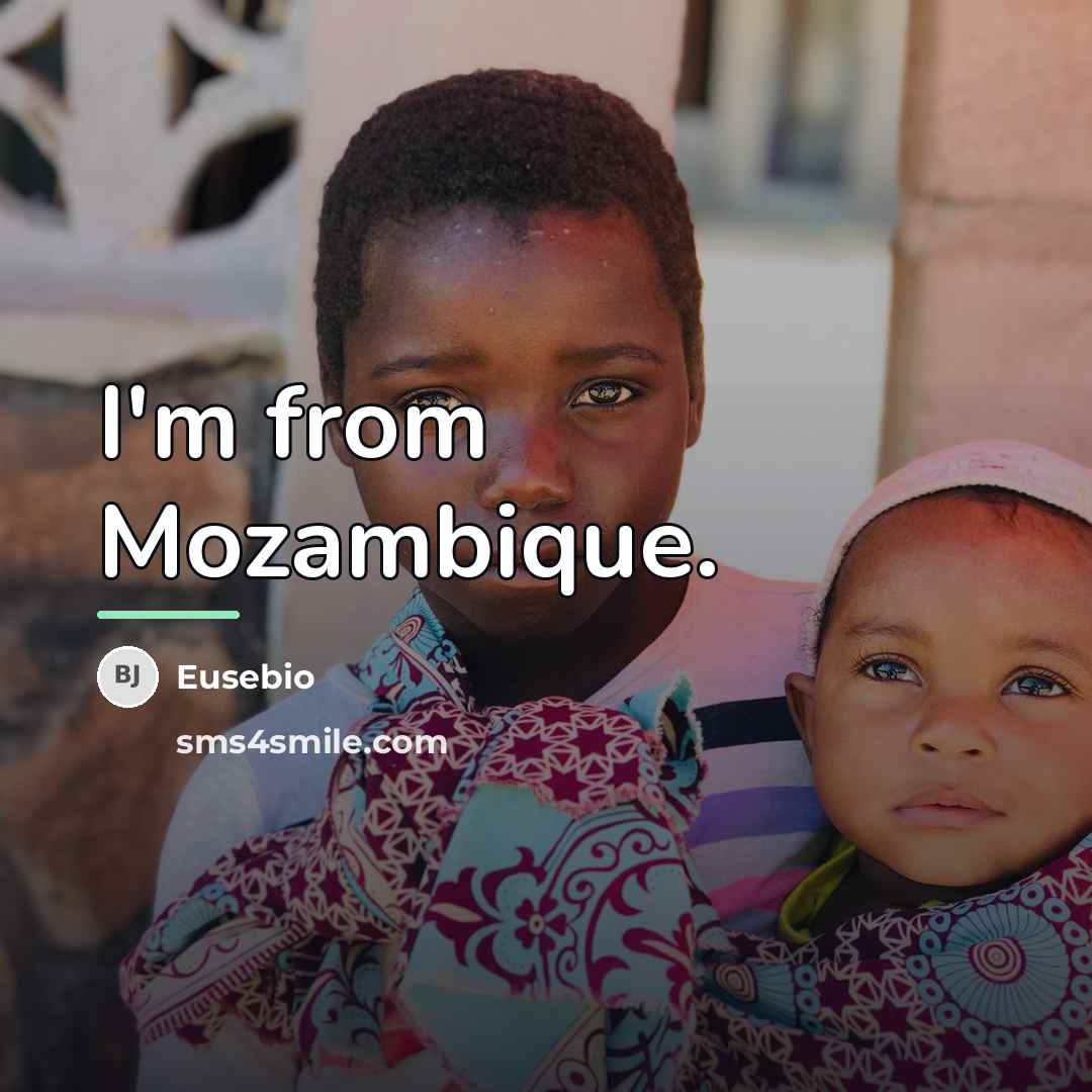 “I'm from Mozambique.…” quote by Eusebio