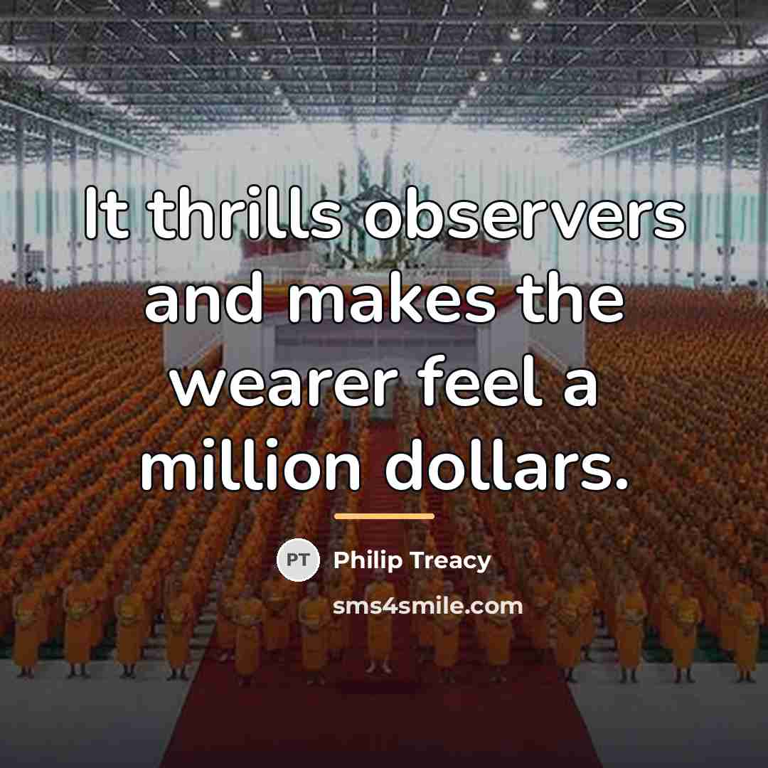 “It thrills observers and makes the wearer feel a million…” quote by Philip Treacy