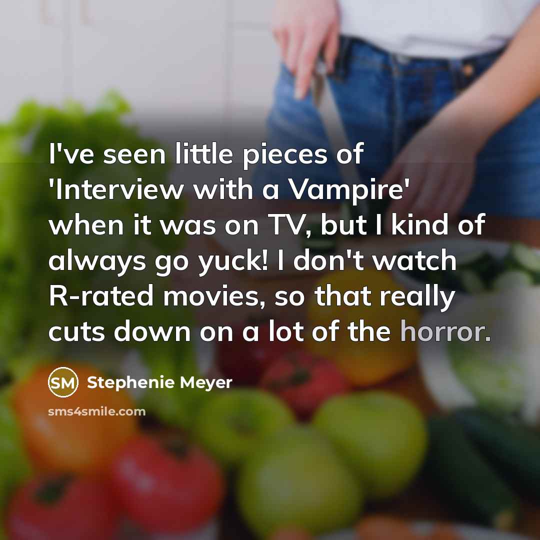 “I've seen little pieces of 'Interview with a Vampire' when…” quote by Stephenie Meyer