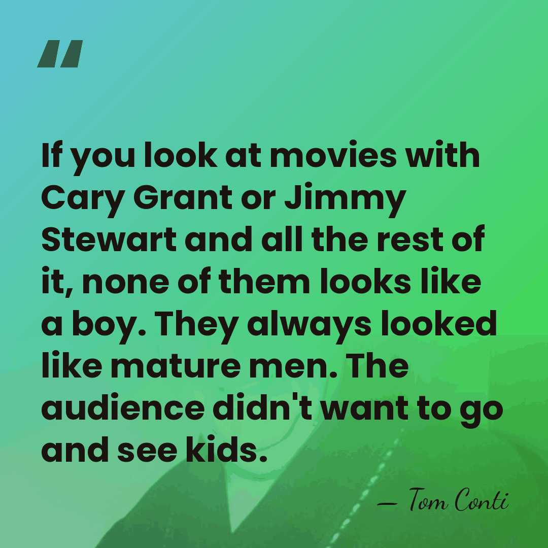 If you look at movies with Cary Grant or Jimmy Stewart and&hellip; - Tom Conti
