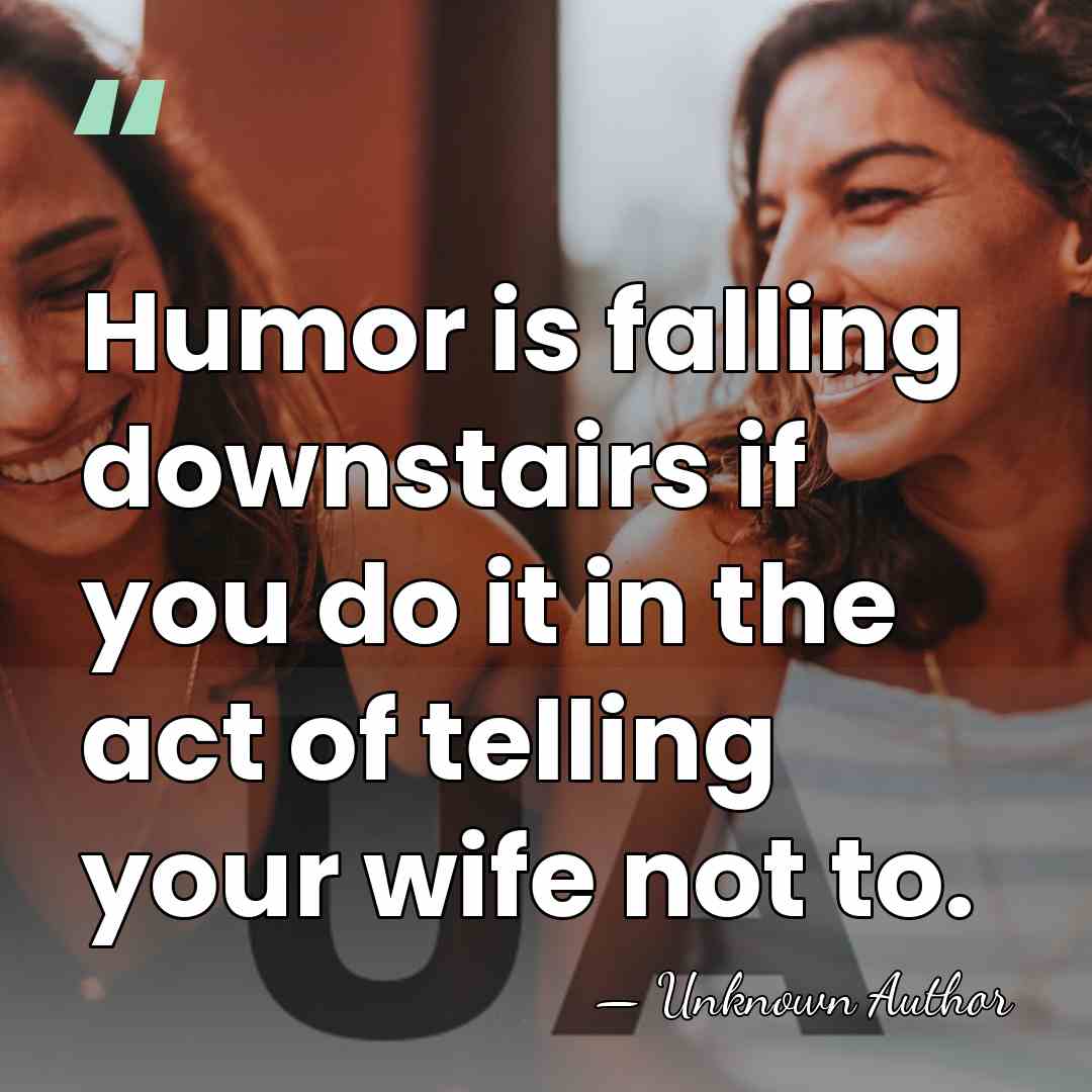 Humor is falling downstairs if you do it in the act of&hellip; - Fougasse