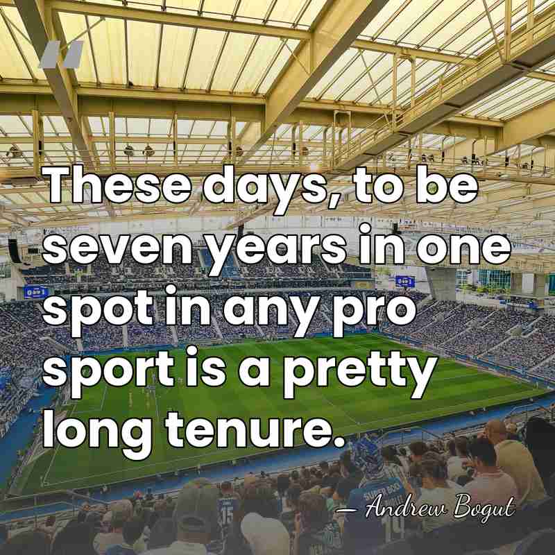 These days, to be seven years in one spot in any pro&hellip; - Andrew Bogut