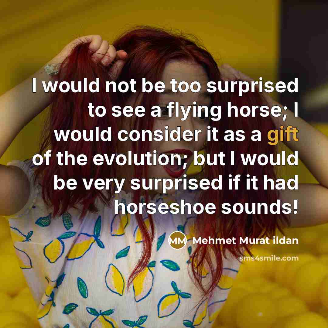 “I would not be too surprised to see a flying…” quote by Mehmet Murat Ildan