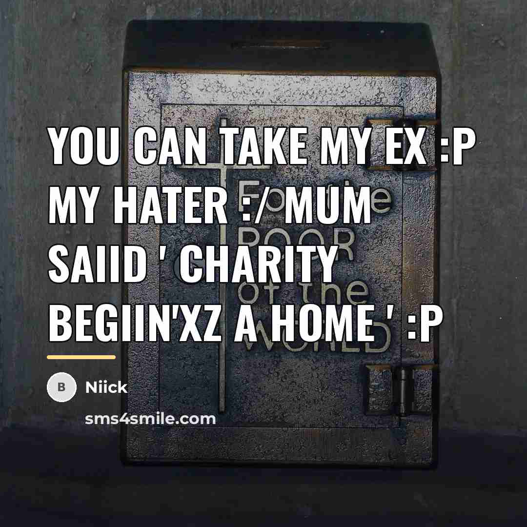 “You Can Take My Ex :P My Hater :/ Mum…” quote by Niick