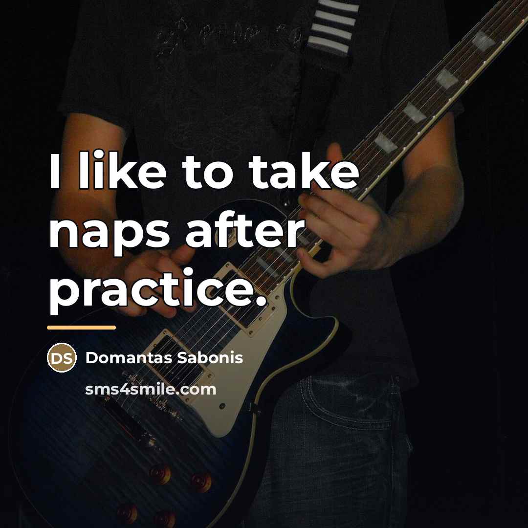 “I like to take naps after practice.…” quote by Domantas Sabonis