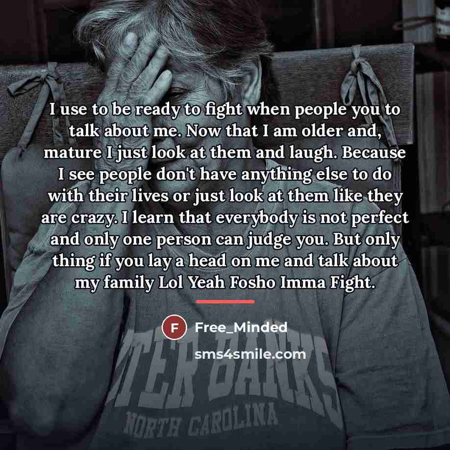 “I use to be ready to fight when people you…” quote by Free_Minded