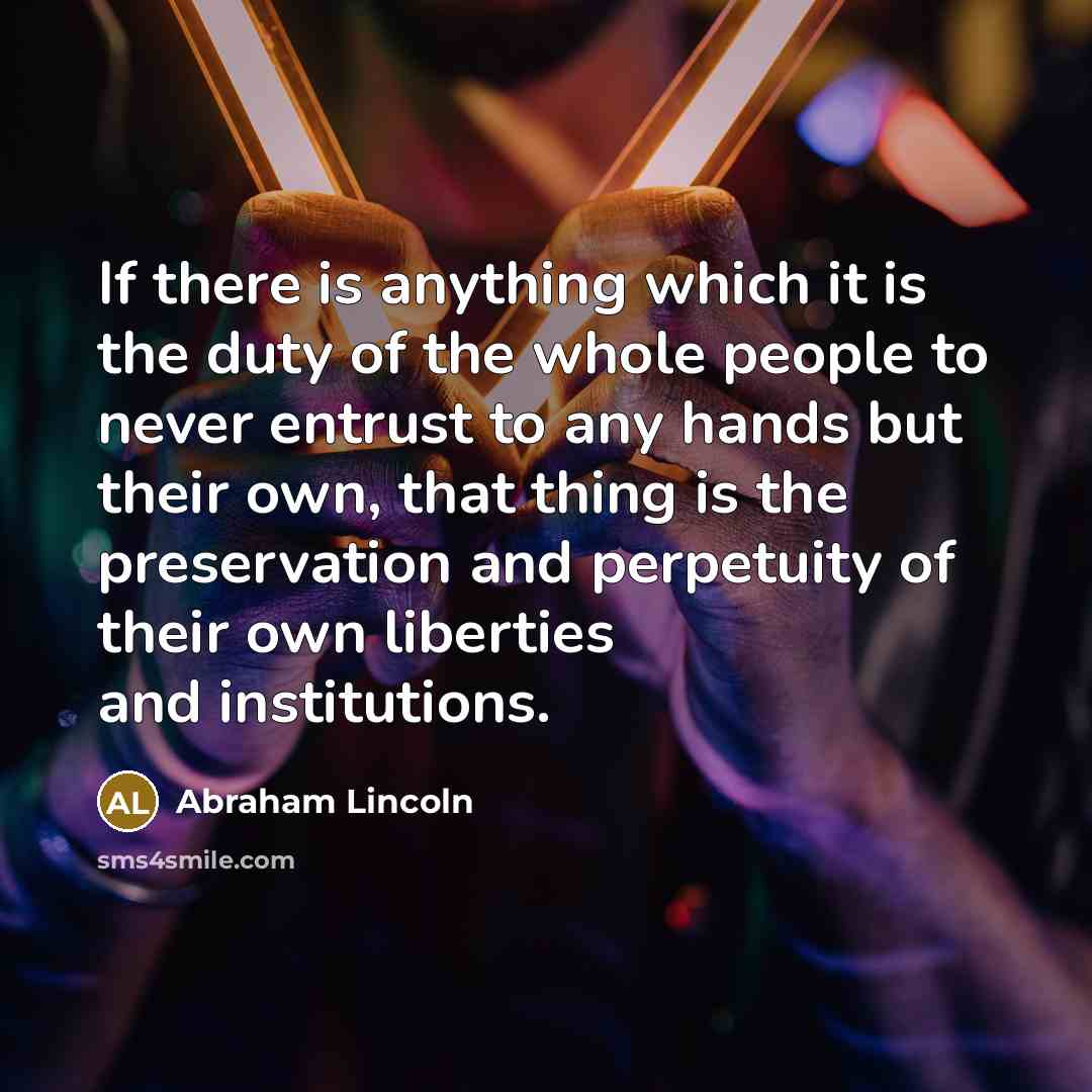 “If there is anything which it is the duty of…” quote by Abraham Lincoln