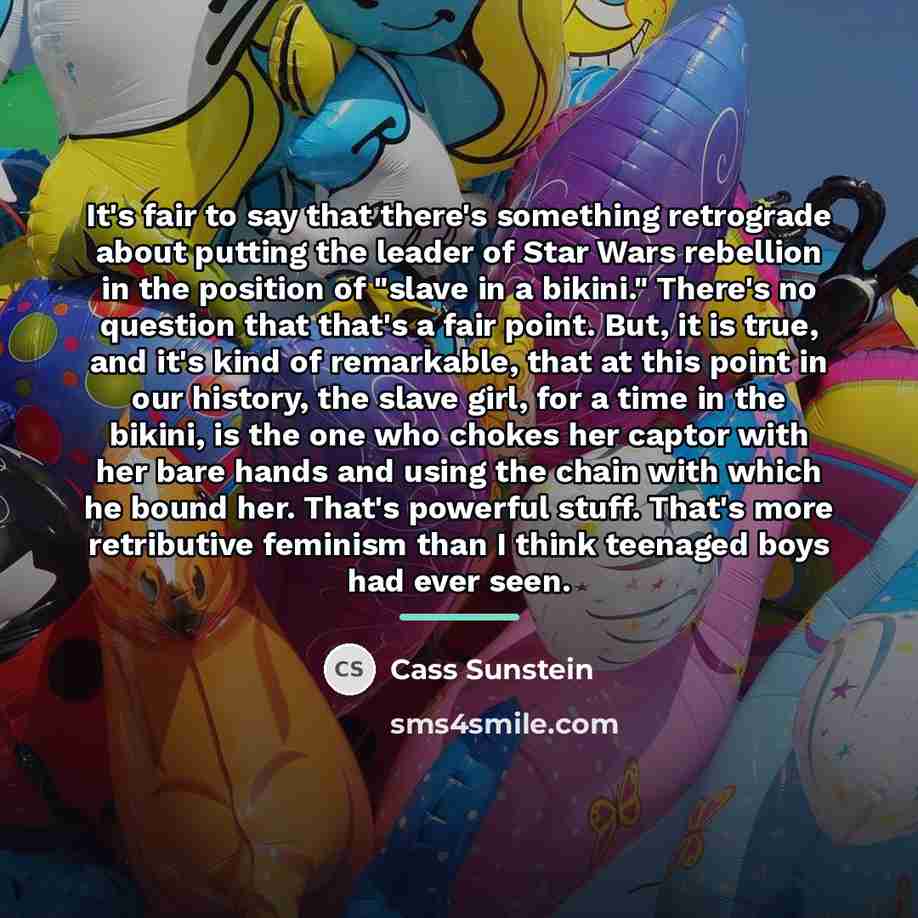 “It's fair to say that there's something retrograde about putting…” quote by Cass Sunstein