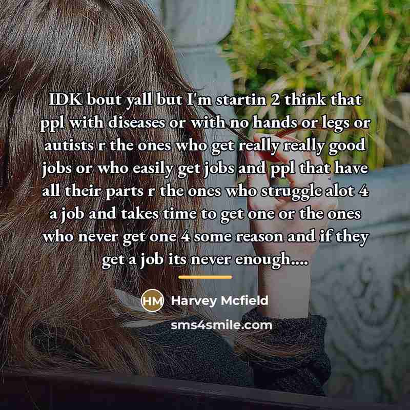 “IDK bout yall but I'm startin 2 think that ppl…” quote by Harvey Mcfield