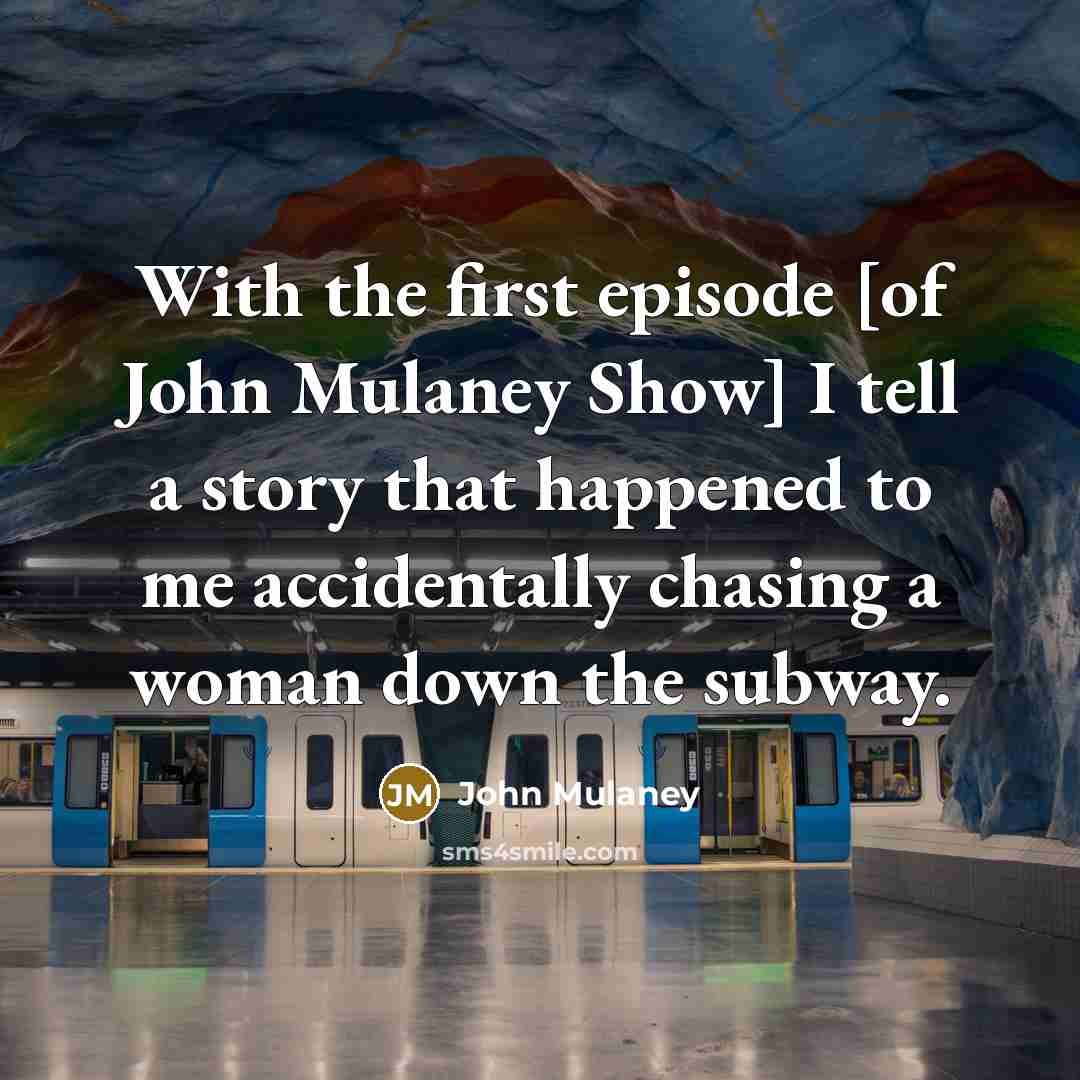 “With the first episode [of John Mulaney Show] I tell…” quote by John Mulaney