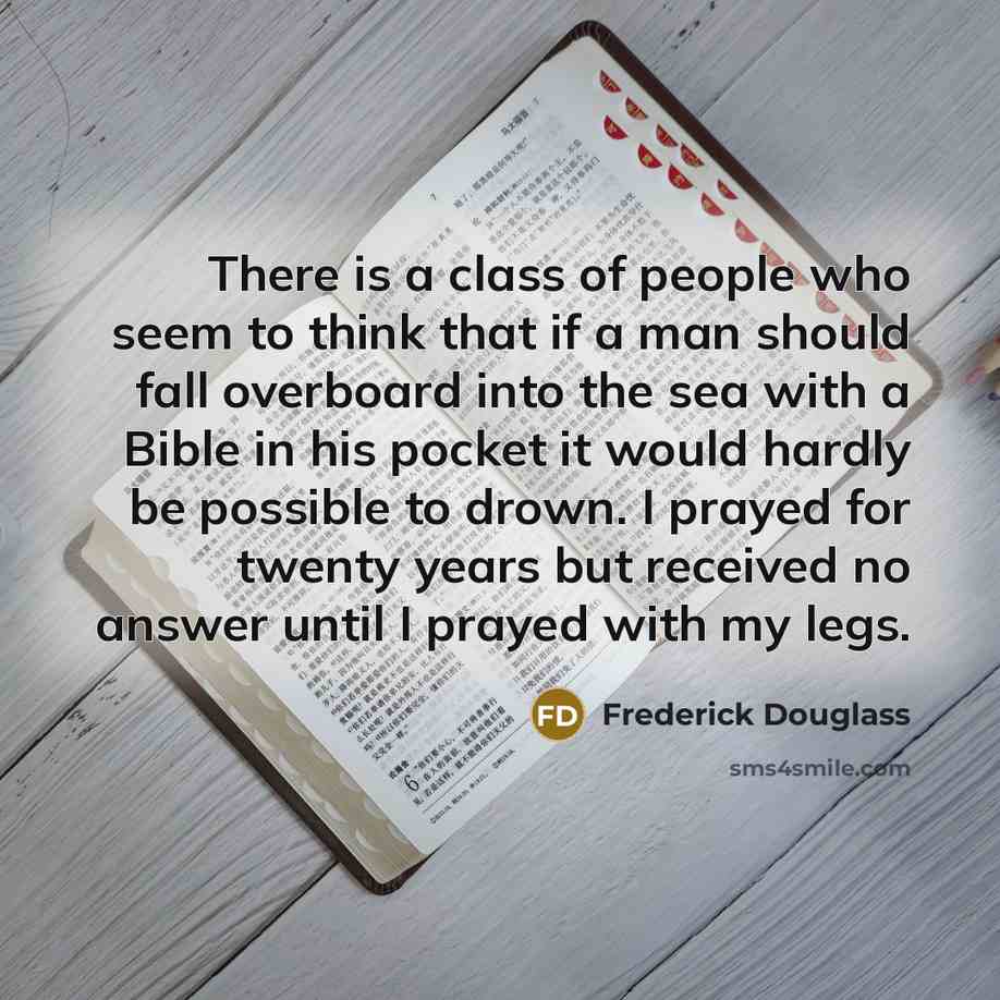 “There is a class of people who seem to think…” quote by Frederick Douglass