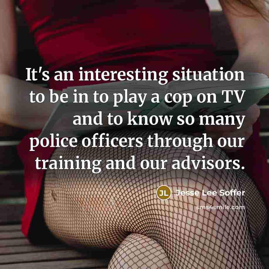 “It's an interesting situation to be in to play a…” quote by Jesse Lee Soffer