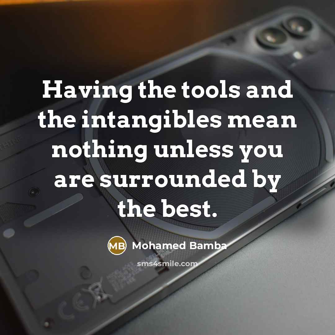 “Having the tools and the intangibles mean nothing unless you…” quote by Mohamed Bamba