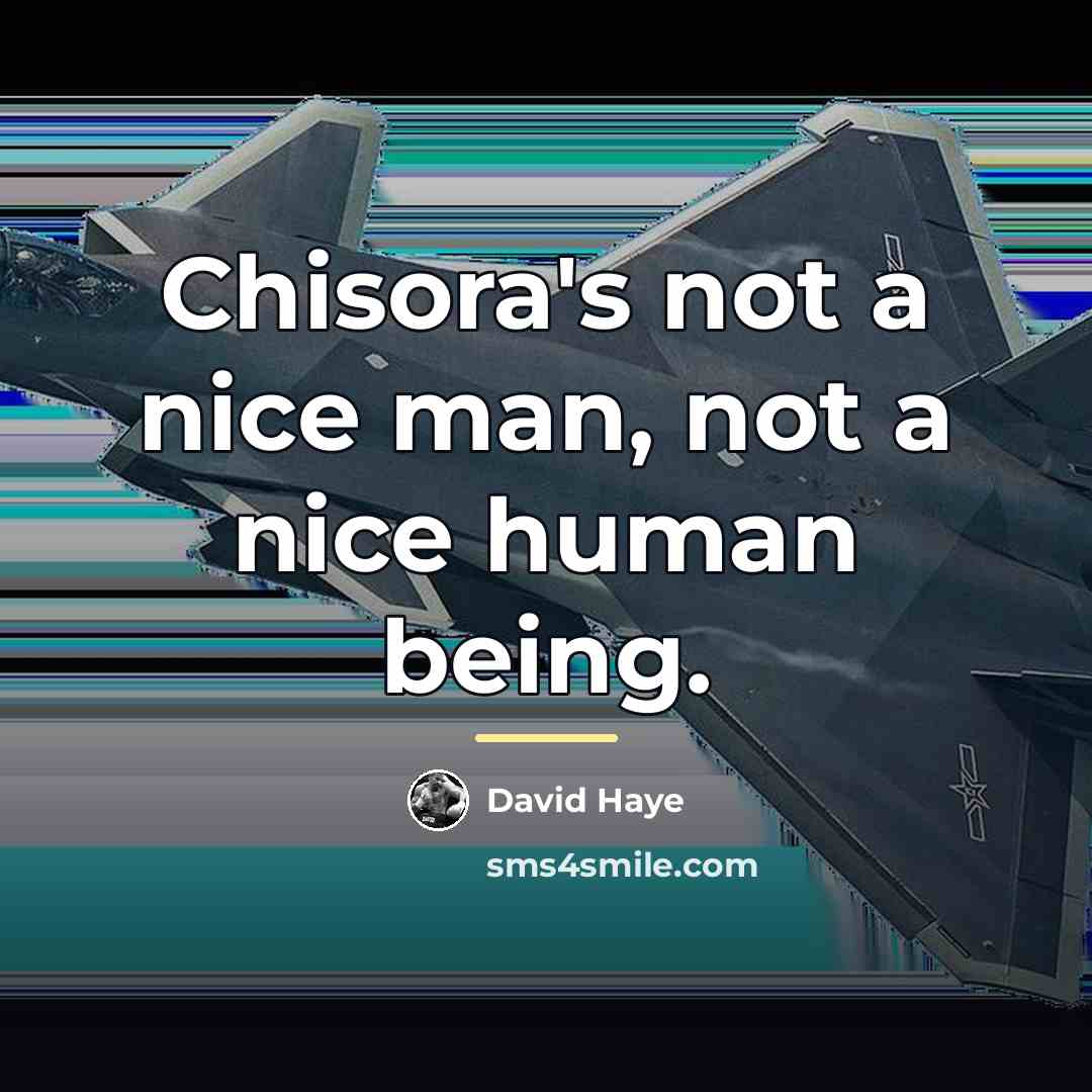 “Chisora's not a nice man, not a nice human being.…” quote by David Haye
