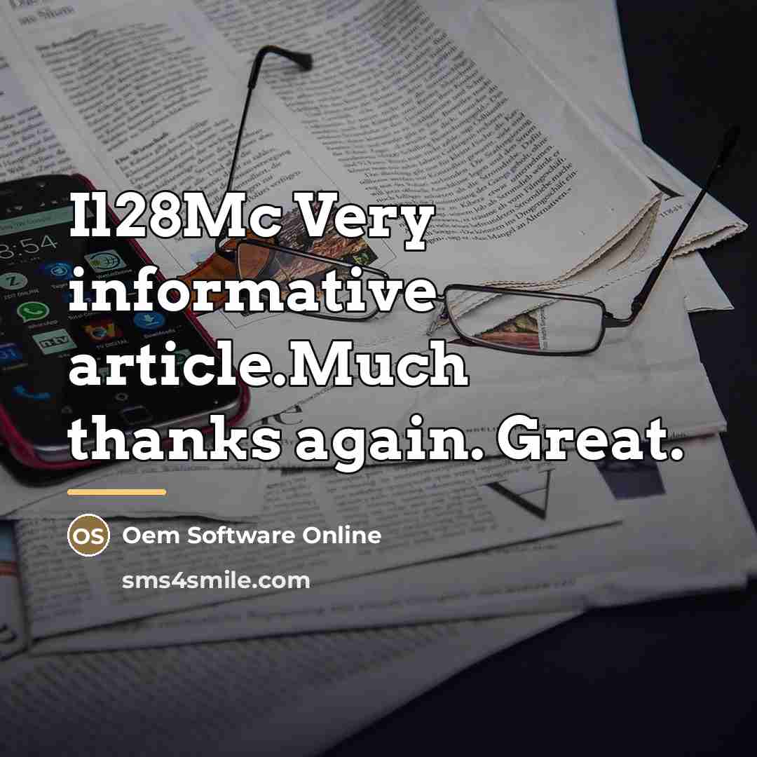 “Il28Mc Very informative article.Much thanks again. Great.…” quote by Oem Software Online