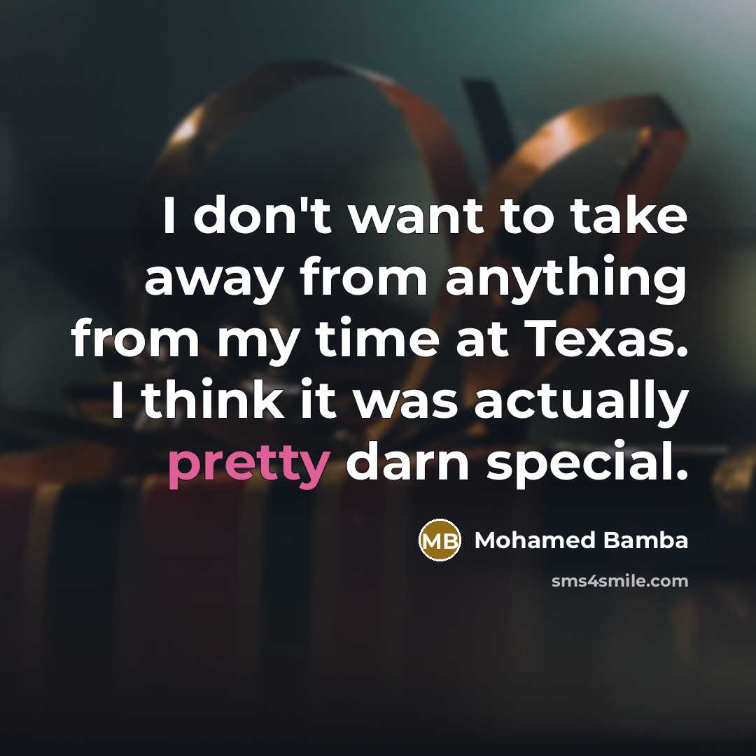 “I don't want to take away from anything from my…” quote by Mohamed Bamba
