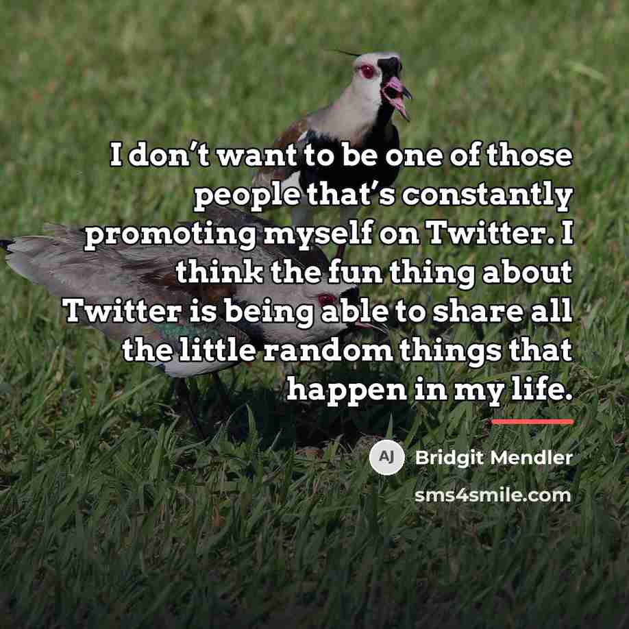 “I don’t want to be one of those people that’s…” quote by Bridgit Mendler