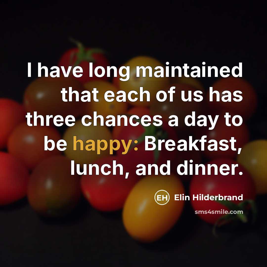 “I have long maintained that each of us has three…” quote by Elin Hilderbrand