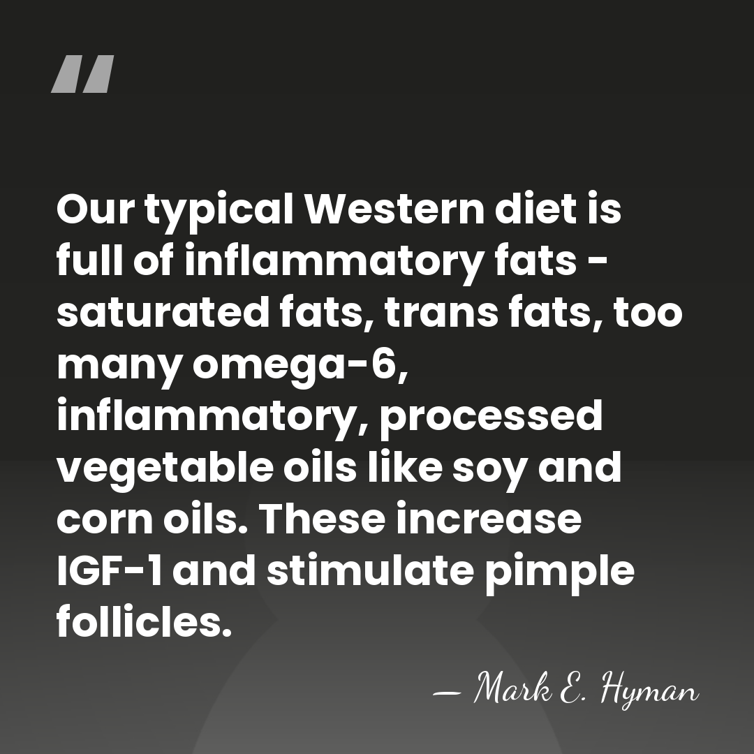 Our typical Western diet is full of inflammatory fats - saturated fats,&hellip; - Mark E. Hyman