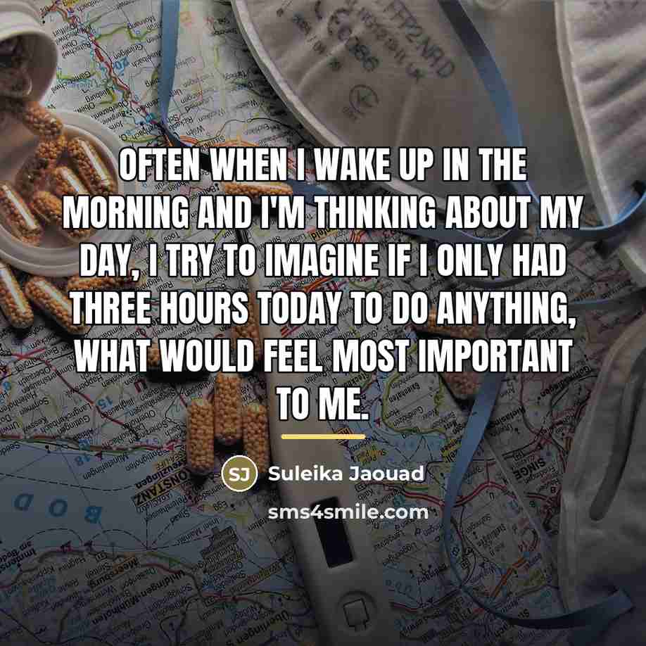 “Often when I wake up in the morning and I'm…” quote by Suleika Jaouad