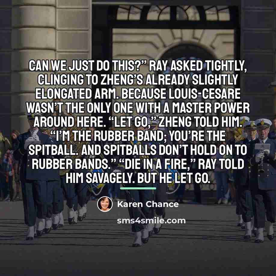 “Can we just do this?” Ray asked tightly, clinging to…” quote by Karen Chance