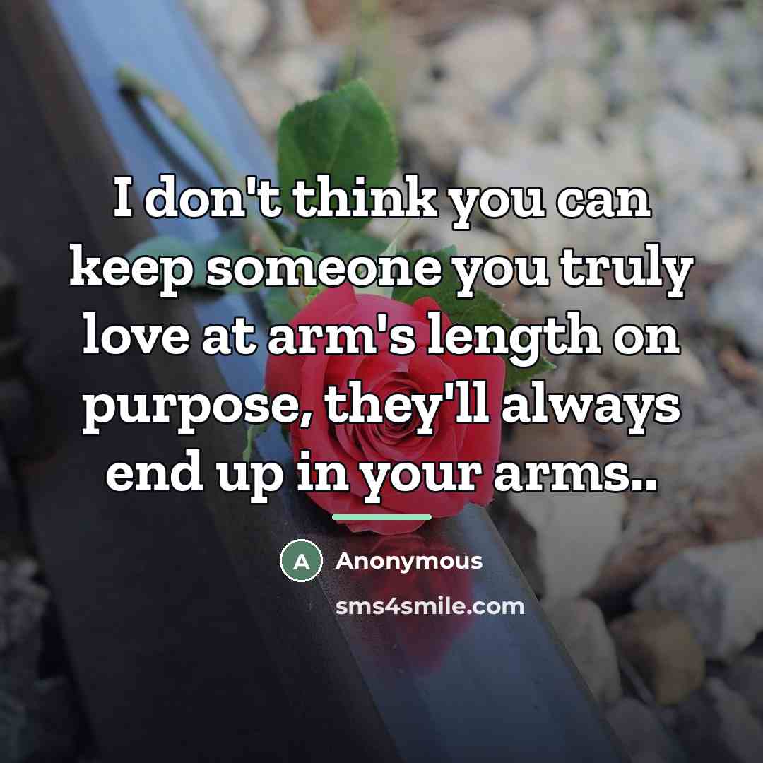 “I don't think you can keep someone you truly love…” quote by Toni Rose