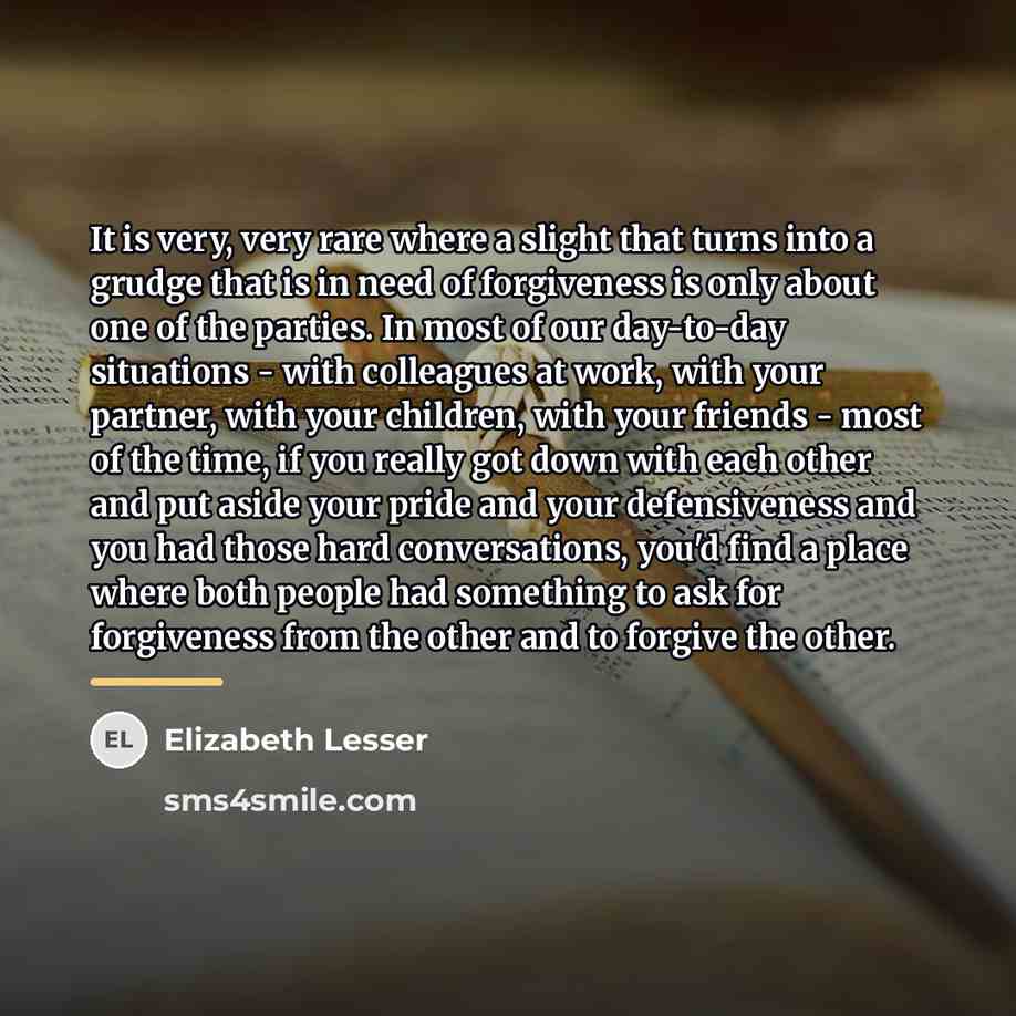 “It is very, very rare where a slight that turns…” quote by Elizabeth Lesser