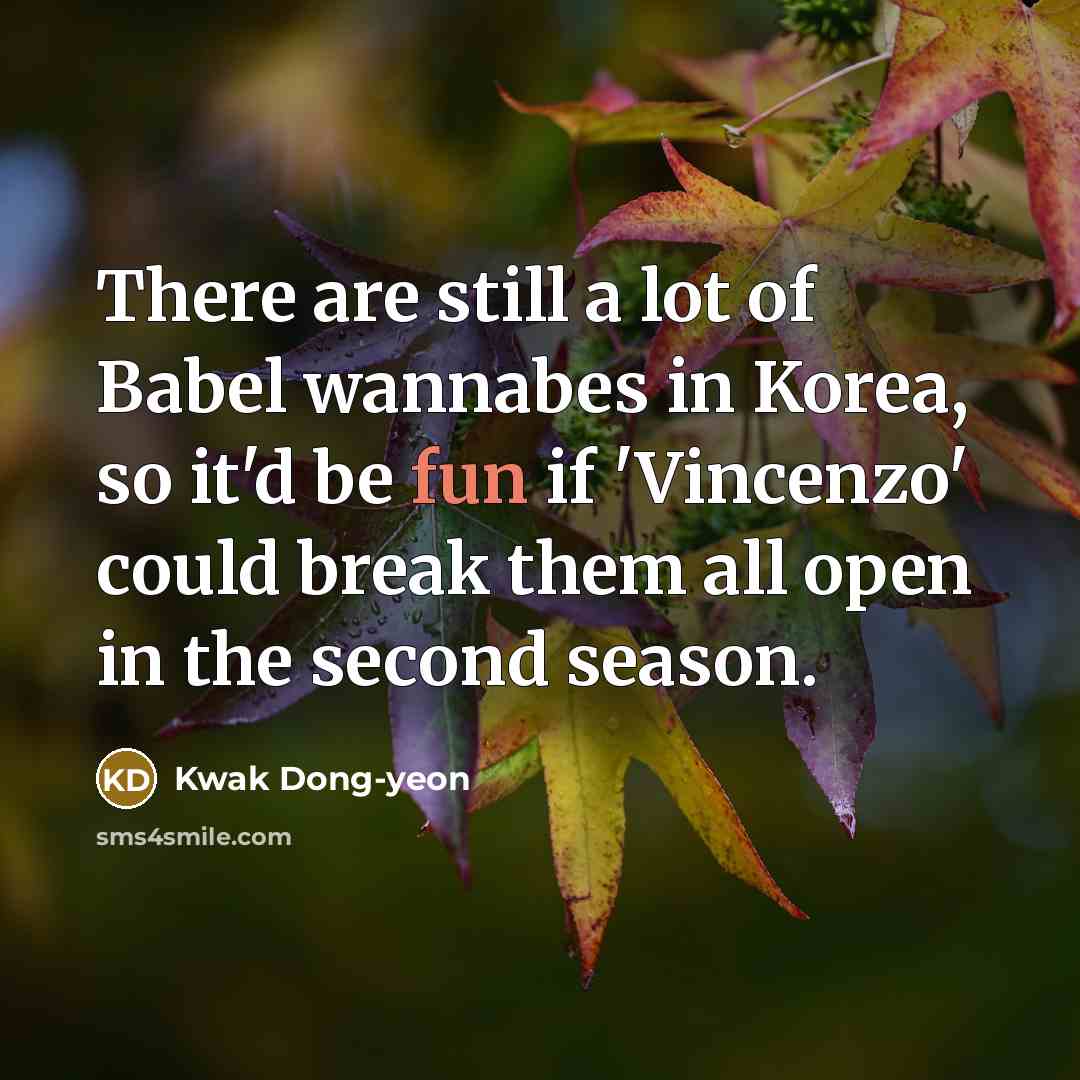“There are still a lot of Babel wannabes in Korea,…” quote by Kwak Dong-yeon