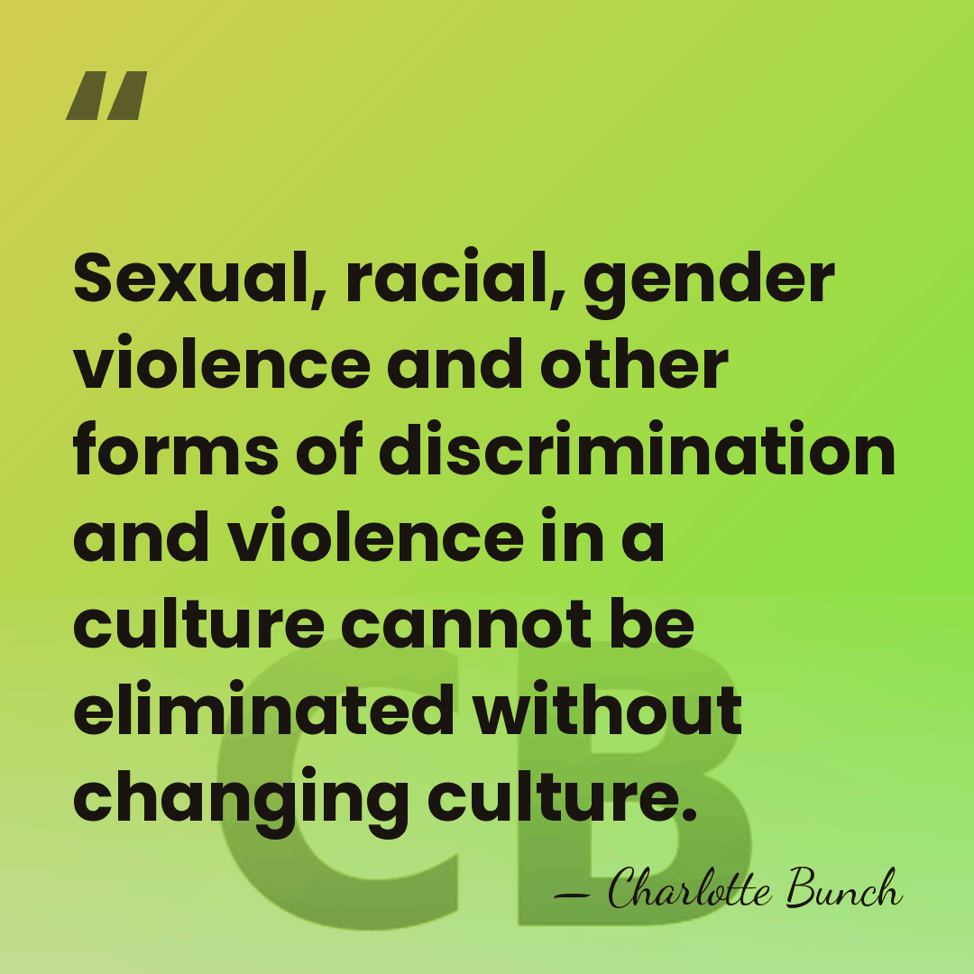 Sexual, racial, gender violence and other forms of discrimination and violence in&hellip; - Charlotte Bunch