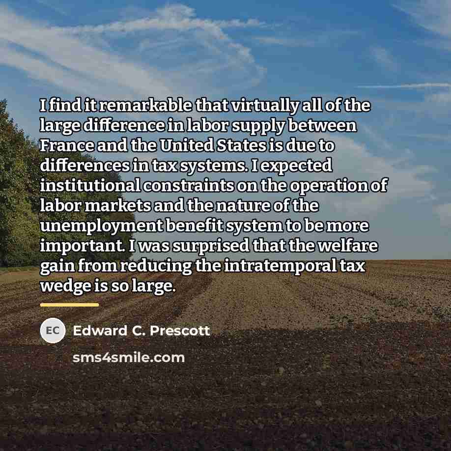 “I find it remarkable that virtually all of the large…” quote by Edward C. Prescott
