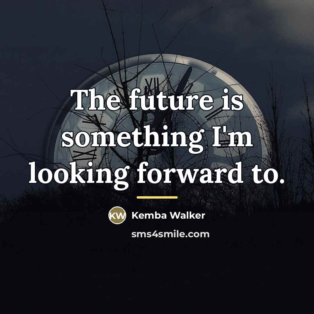 “The future is something I'm looking forward to.…” quote by Kemba Walker