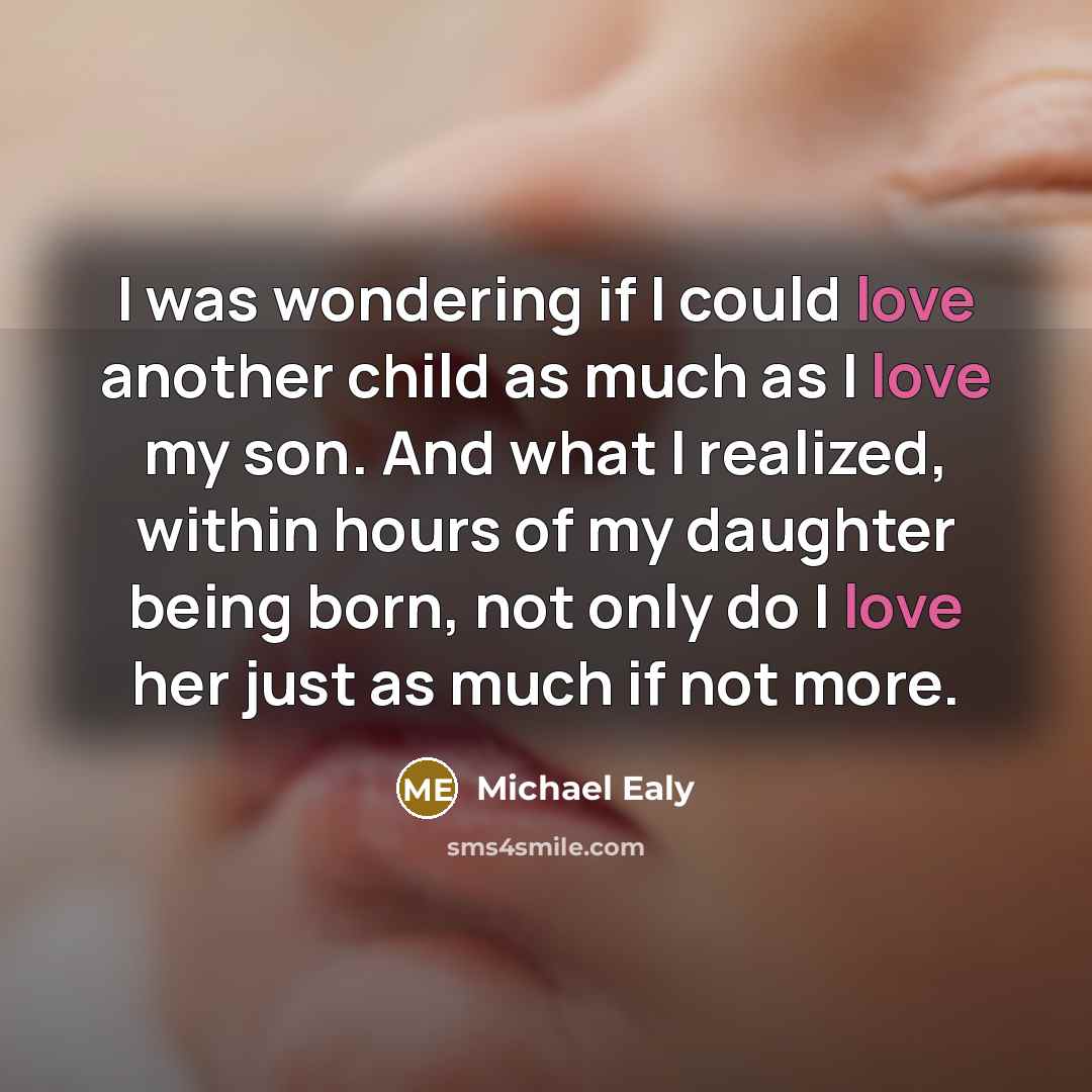 “I was wondering if I could love another child as…” quote by Michael Ealy