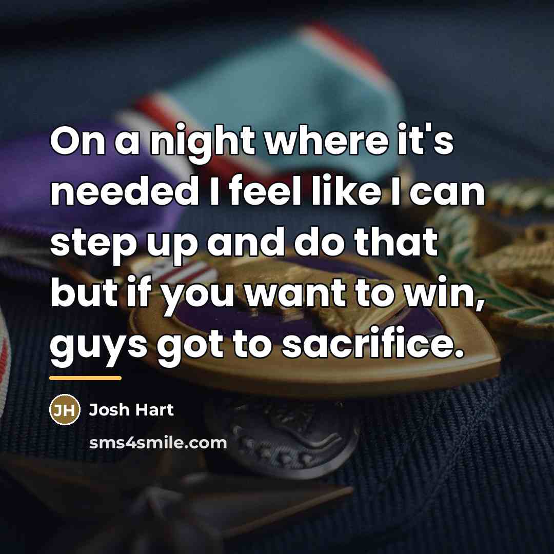 “On a night where it's needed I feel like I…” quote by Josh Hart