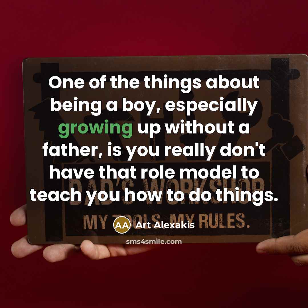 “One of the things about being a boy, especially growing…” quote by Art Alexakis