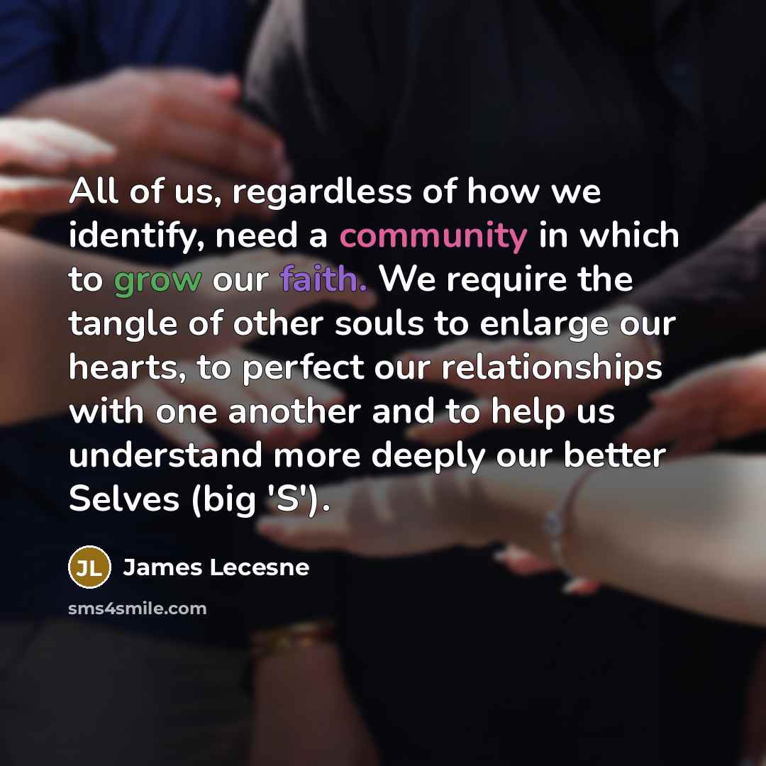 “All of us, regardless of how we identify, need a…” quote by James Lecesne