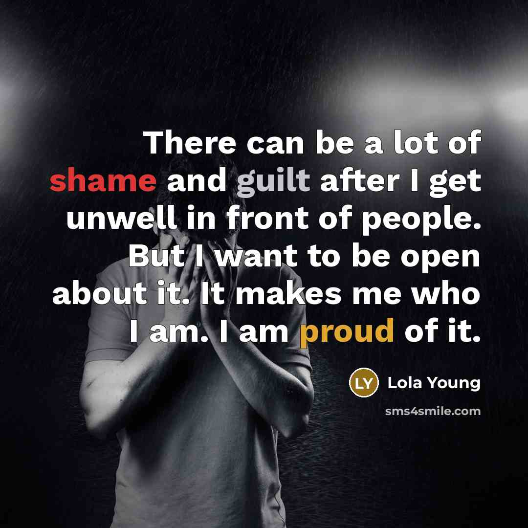 “There can be a lot of shame and guilt after…” quote by Lola Young