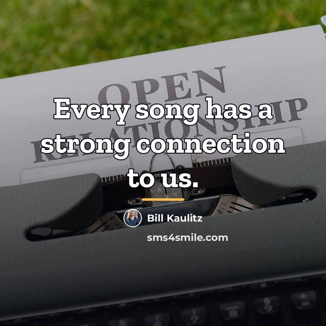 “Every song has a strong connection to us.…” quote by Bill Kaulitz