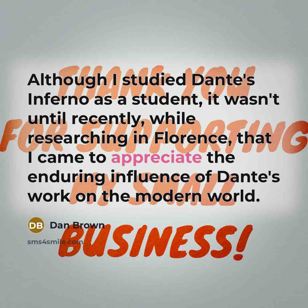 “Although I studied Dante's Inferno as a student, it wasn't…” quote by Dan Brown